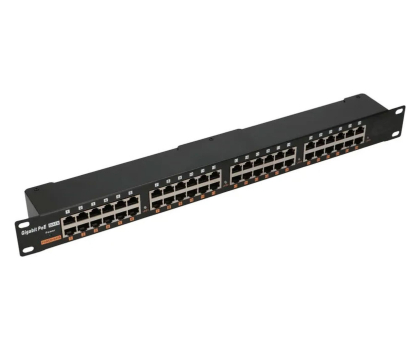 Akcesoria sieciowe ExtraLink 24 Portowy Gigabit PoE Injector 24x 1000Mb/s RJ45, Obudowa R
